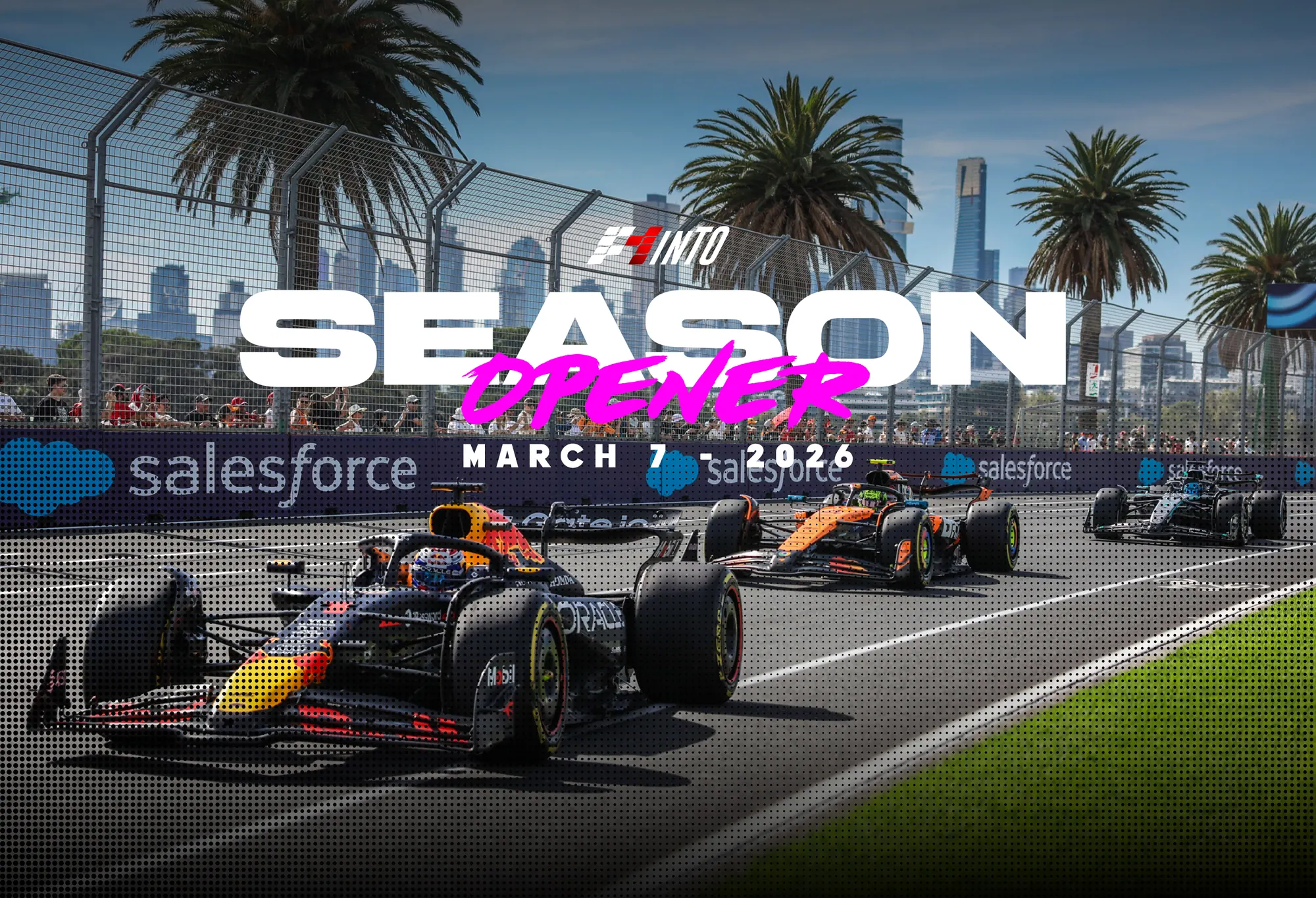 F1inTO season opener race-week poster, March 7 2026
