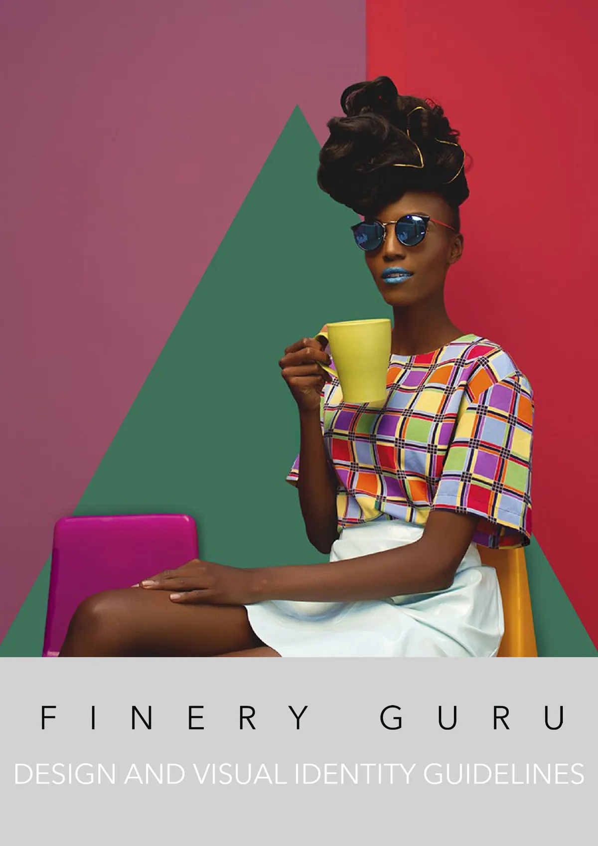 Cover of the Finery Guru design and visual identity guidelines
