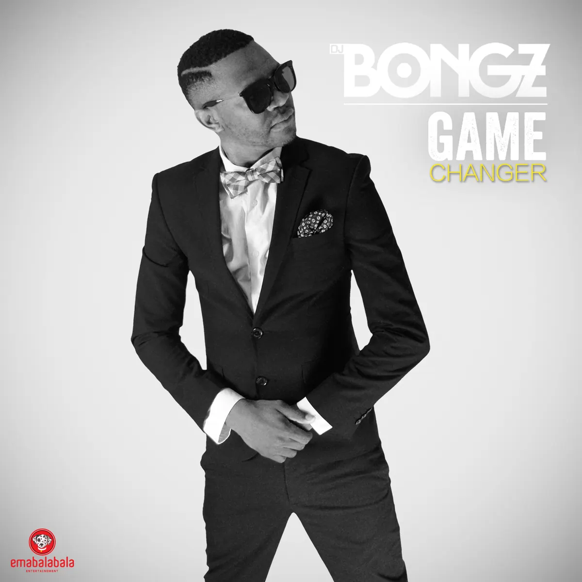 DJ Bongz Game Changer artwork with the artist in a black suit