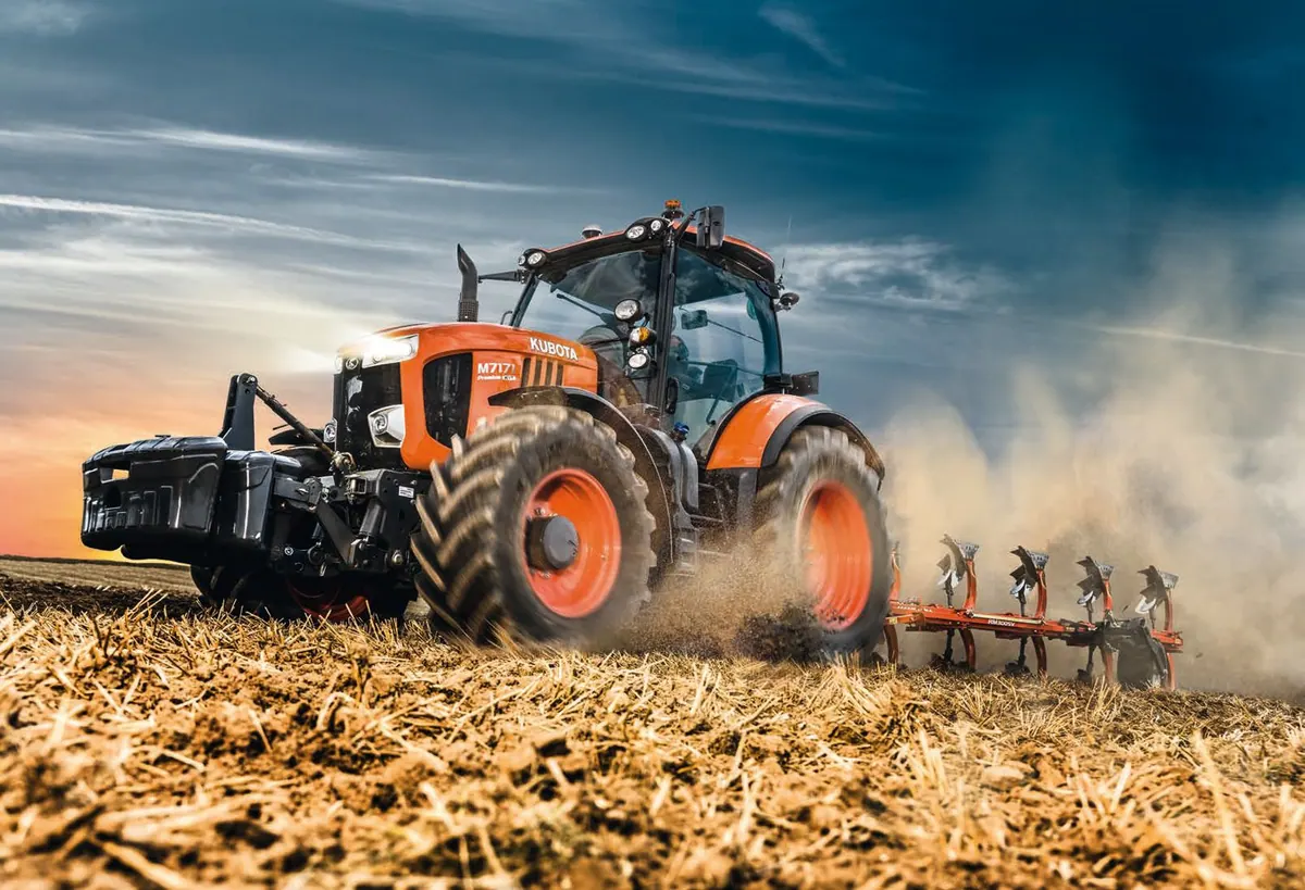 Kubota M7 tractor campaign visual