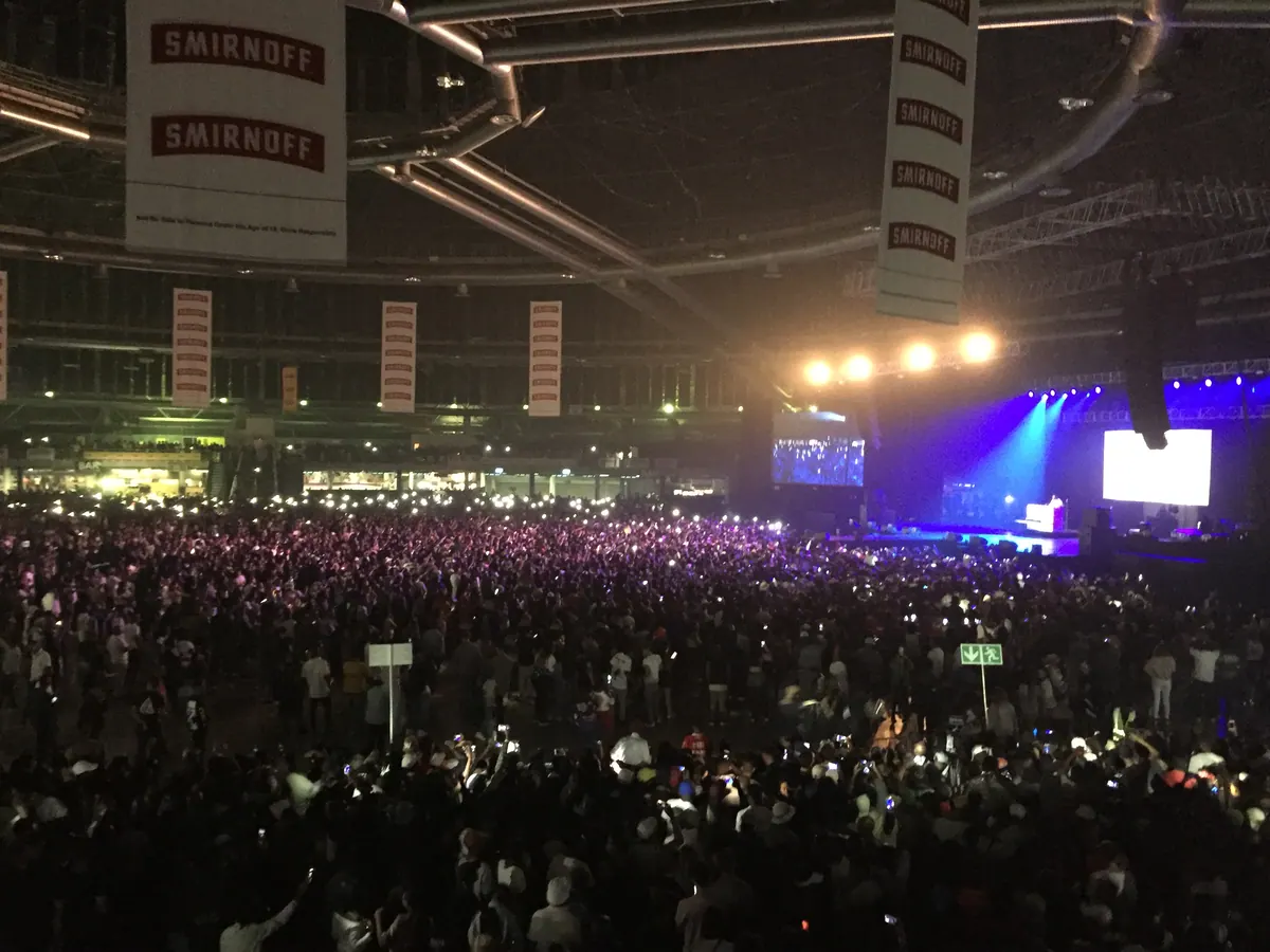 A full arena at a Mabala Noise show
